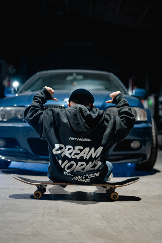 HOODIE DREAM WORKS BLCK