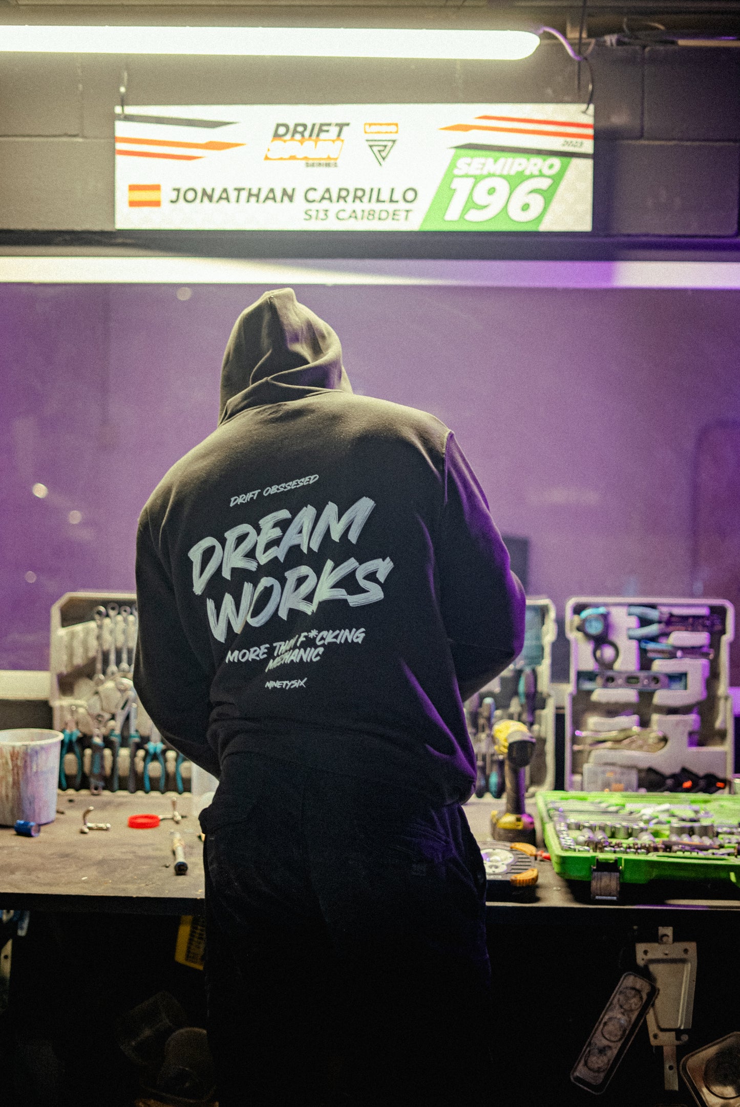 HOODIE DREAM WORKS SOFT GREY
